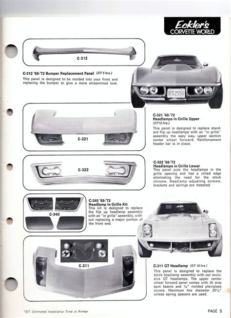 Eckler's Catalog: Circa 1974 - CorvetteForum - Chevrolet Corvette Forum ...