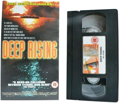 Deep Rising Vhs Treat Williams Famke Janssen Anthony Heald Kevin