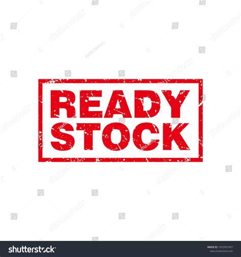 Abstract Red Grungy Ready Stock Rubber Stock Vector Royalty Free