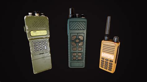 Military Portable Radio Set 3d Model Turbosquid 1700895