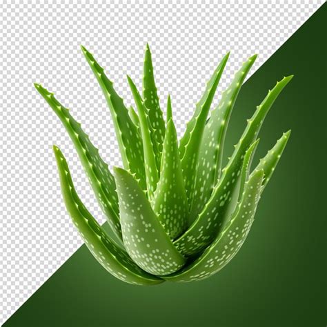 Aloe Vera Isolado Em Fundo Branco PSD Premium