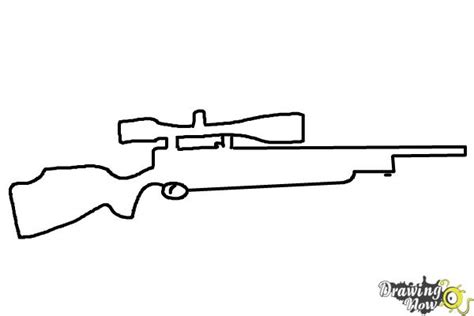 Sniper Rifle Drawing