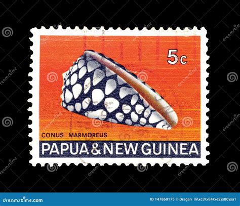 Papua And New Guinea On Postage Stamps Editorial Image Image Of