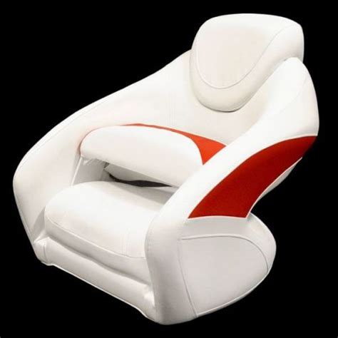 Find Crownline Deluxe Red White Marine Boat Bucket Bolster Seat W