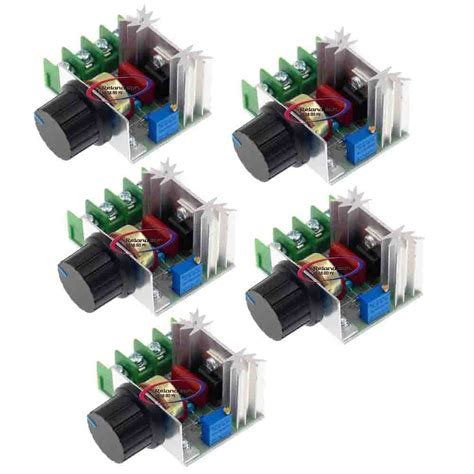 5pcs 2000W PWM AC Motor Speed Control Module Dimmer Speed Regulator 50