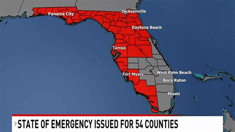 Gov Ron Desantis Issues A State Of Emergency For 54 Florida Counties