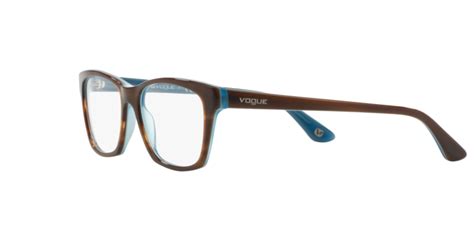 Vogue Vo2714 2014 Top Striped Brownazure Woman Eyeglasses Lo