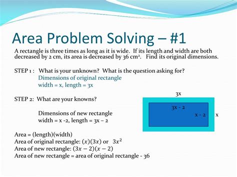 Ppt Area Problems Powerpoint Presentation Free Download Id2070603