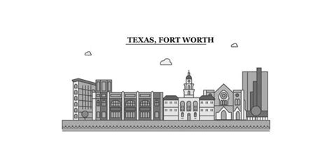 50 Fort Worth Skyline Silhouette Stock Photos Pictures And Royalty Free