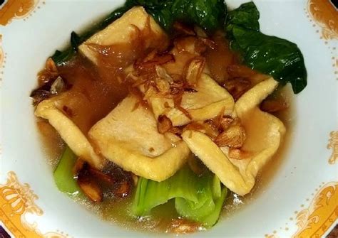 Resep Pakcoy Tahu Saus Tiram Oleh Herni Cookpad