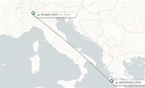 Direct Non Stop Flights From Zakinthos To Milan Schedules