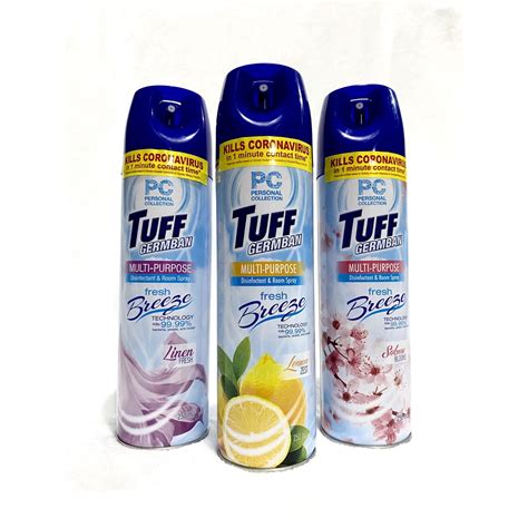 Personal Collection Tuff Germban Disinfectant And Room Spray 250ml Lemon