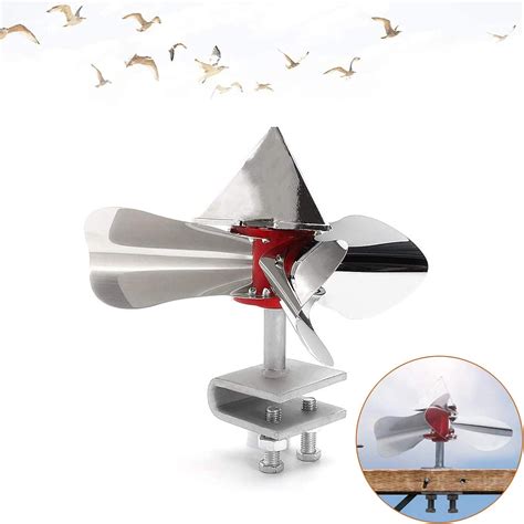 Cemok Bird Control Stainless Steel 360 Degree Reflective Wind Power