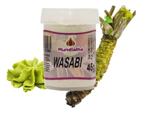 Wasabi Em Pó Raiz Forte Pote Mundialho 45g