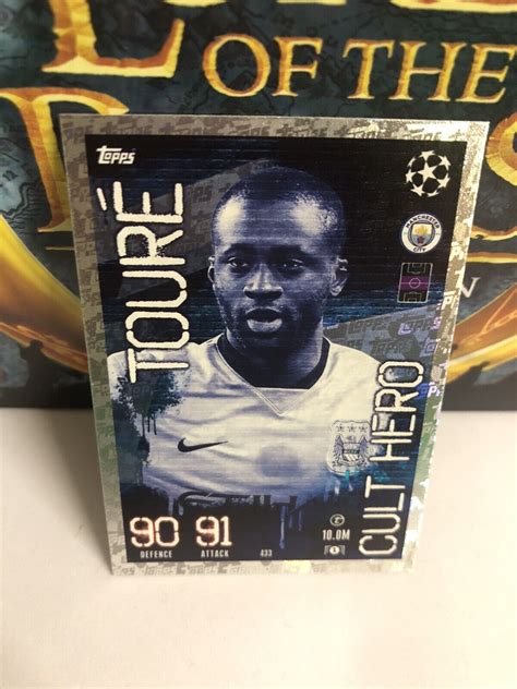 Topps Match Attax Yaya Toure Cult Hero Soccer Card Ebay