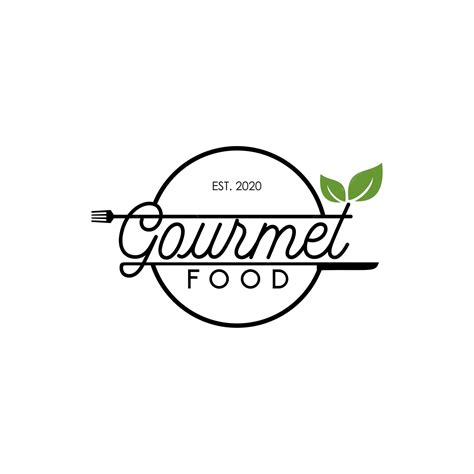 Premium Vector Gourmet Food Vector Emblem Logo Design