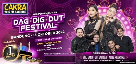 Jual Tiket Dag Dig Dut Festival Go Tixid