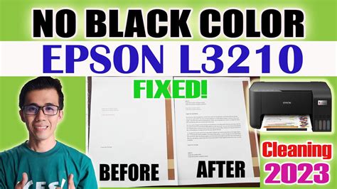 Epson L3210 No Black Color Problem Ink Problem All Epson Printer Tagalog Tips 2023 Youtube