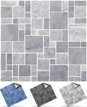 30 Light Grey Self Adhesive Mosaic Wall Tile Decals For 150mm 6 Inch