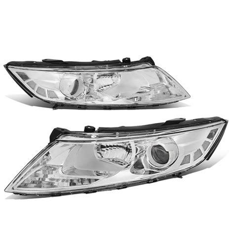 Kia Optima Factory Style Projector Chrome Housing Clear