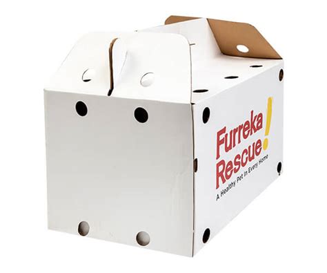 Pet Carriers Custom Printed Cardboard Carrier Boxes For Animalsbirds