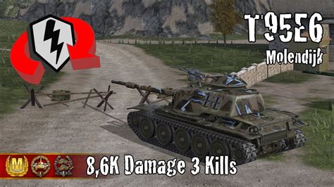 T E K Damage Kills Wot Blitz Replays Youtube