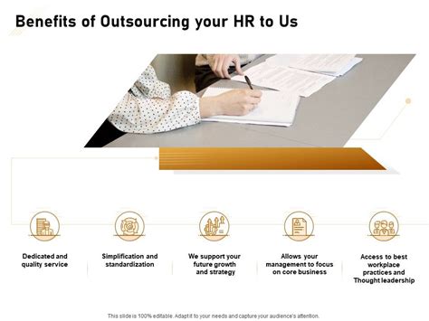 Benefits Of Outsourcing Your HR To Us Ppt Powerpoint Presentation