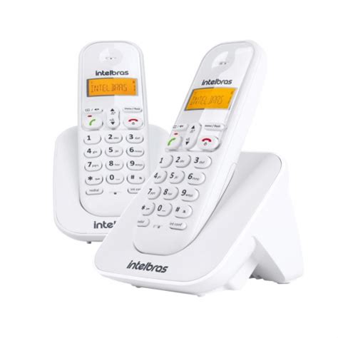 Telefone Sem Fio Digital Ramal Adicional TS 3112 Branco Intelbras