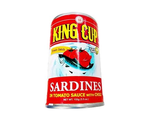 King Cup Sardines In Tomato Sauce With Chili 5 5oz 155g