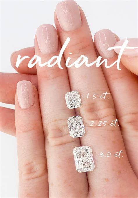 What Is Diamond Carat Carat Guide Diamond Size Chart Diamond