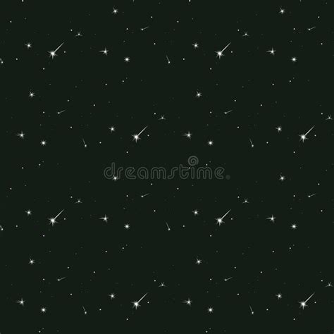 Seamless Pattern Starfield in the Sky. Stock Vector - Illustration of ...