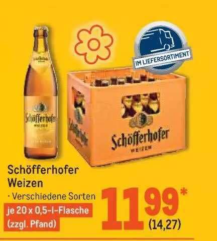 Schöfferhofer Weizen Angebot bei METRO