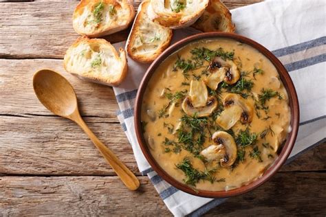 Recette Soupe Aux Champignons