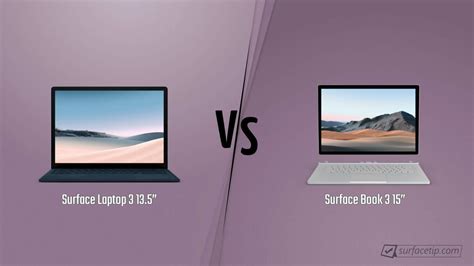 Surface Laptop 3 13.5” vs. Surface Book 3 15” - Detailed Specs Comparison