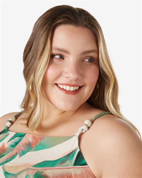 Riachuelo Vestido Longo Plus Size Feminino Uma Maria Al A Fina