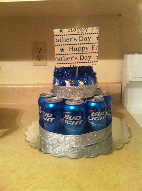 Fathers Day Beer Cake Beer Cake Diy Cake Nappy French Doors