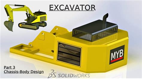 Designing An Excavator Body In Solidworks Youtube