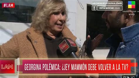 Georgina Barbarossa reveló la charla que tuvo con Jey Mammon y