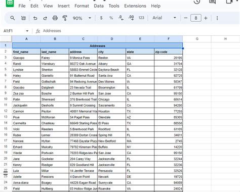 how to freeze in google sheets