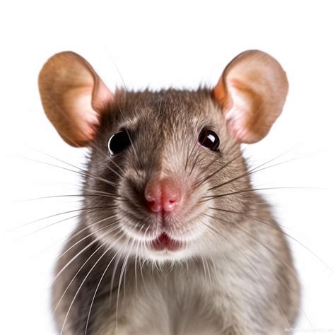 Premium Photo A Rat With A Big Ear And A Big Ear