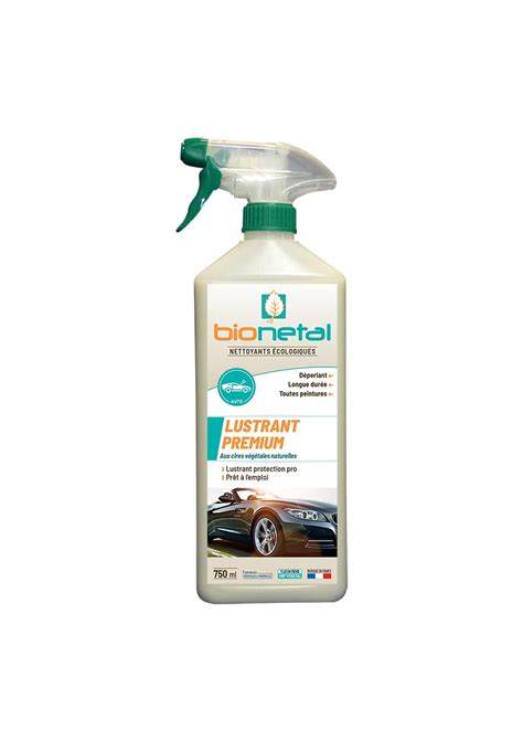 Lustrant Premium écologique carrosserie voitures Bionetal Nettoyants