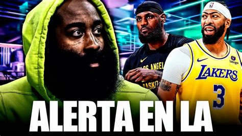 Lakers BUSCAN TRADE por James Harden La SOLUCIÓN para LeBron y