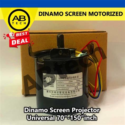 jual dinamo motor layar proyektor screen projector shopee indonesia