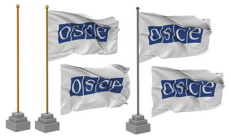 Organization For Security And Co Operation In Europe Osce Flag Waving