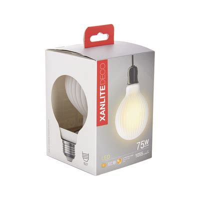 Ampoule LED GLOBE Dépolie E27 1055 lumens Blanc chaud XANLITE 1589212