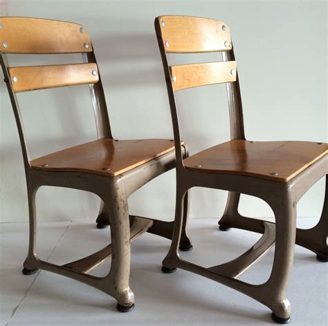 Vintage School Chair 6 Available Charming Small Old