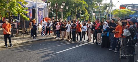 Puncak HPN 2023 Di Magetan Wartawan Jalan Santai Bareng Forkopimda