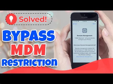 How To Remove Mdm From Ipad Iphone Without Password