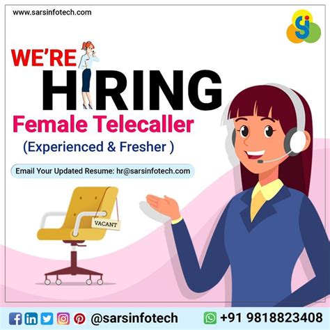 Female Telecaller Job Marketing Jobs Sales Jobs Digital Marketing