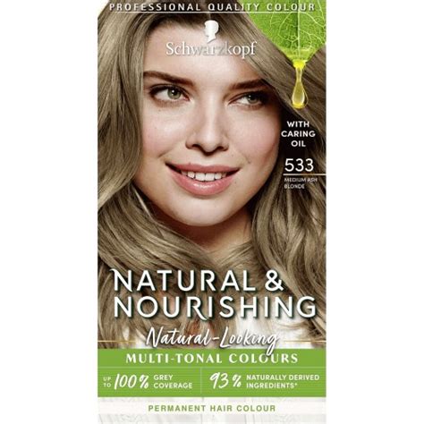 Schwarzkopf Natural Nourishing Ash Blonde Hair Dye G